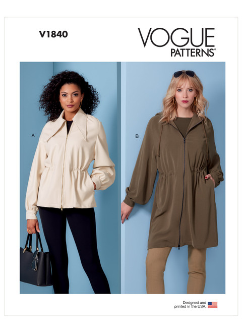 V1840 | Misses' Jacket | Vogue Patterns
