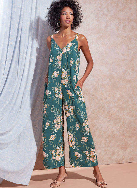 M8261 | Misses' Romper, Jumpsuit, Robe with Sash | McCall's Patterns