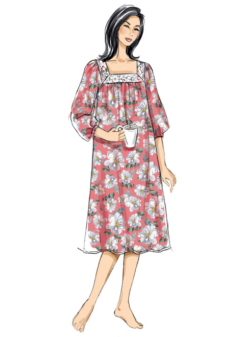 Butterick B6883Y Cartamodello Da Cucito Per Biancheria Da Notte Donna – Top E Pantaloncini, Taglie XS, S, M – Livello Facile