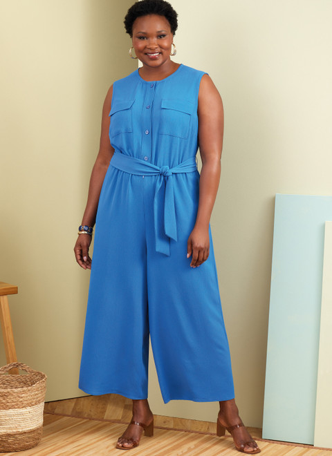 Butterick B6891 | Women's Dress, Jumpsuit and Sash