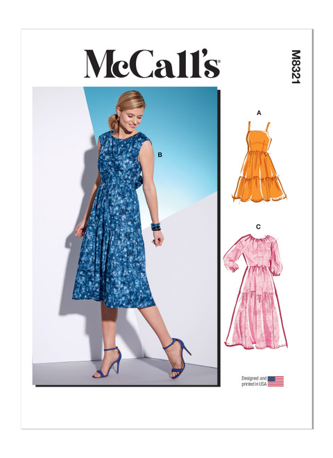 McCall's M8321 | Misses' Dresses | Front of Envelope