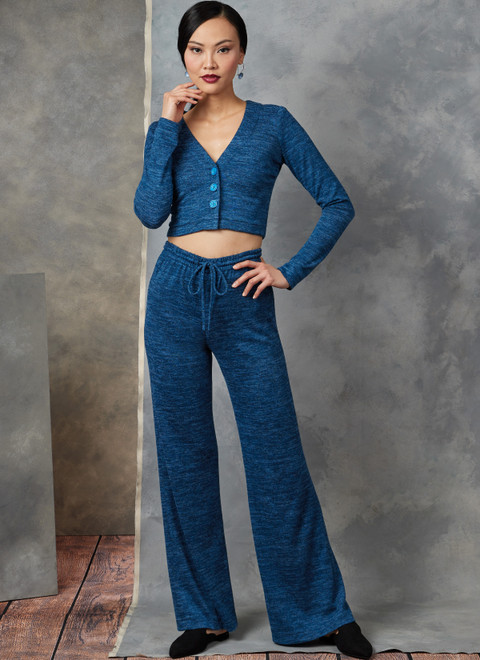model-style.net（モデルスタイル.net） V1914 | Misses' Cardigan, Tunic and Pants | Vogue Patterns