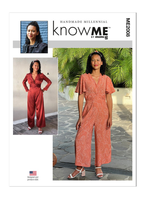 Know Me ME2008 | Misses' and Women's Jumpsuit by Handmade Millennial