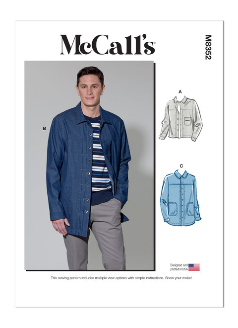 Mccall'S Sewing Pattern Misses' And Men'S Bomber Jackets-S-M-L - Walmart.com