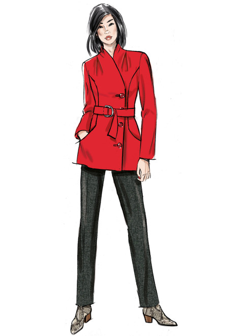 Butterick B6917 (Digital) | Misses' Coat