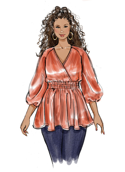 B6931 (PDF) | Women's Top | Butterick Patterns