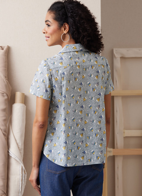 plage Battik Print ブラウス B6924 | Misses' Shirts By Palmer/Pletsch | Butterick Patterns