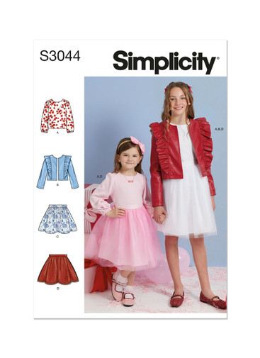S3044 (PDF) | Simplicity Sewing Pattern Children's and Girls