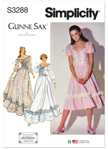 S3288 (PDF) | Simplicity Sewing Pattern Misses' Fitted Dress in