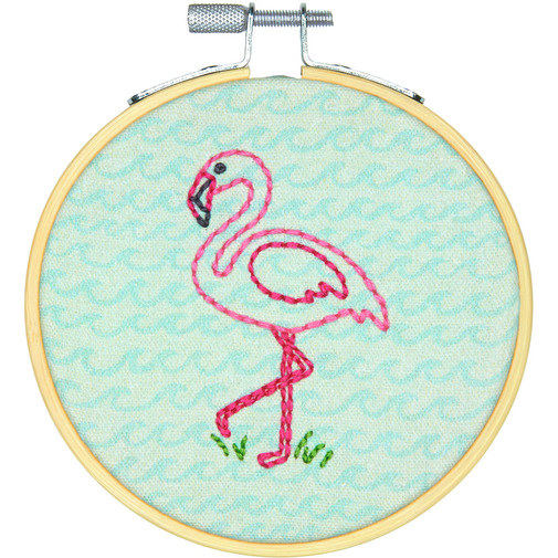 Flamingo Fun Embroidery 7275074