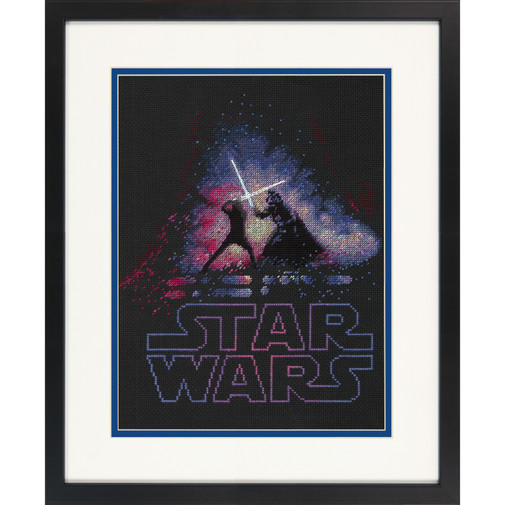 Star Wars Luke and Darth Vader Counted Cross Stitch 7035382