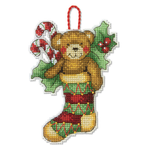 Bear Ornament Counted Cross Stitch 7008894