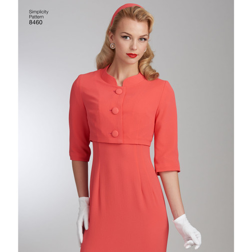 Simplicity S8460 | Simplicity Sewing Pattern Misses' Vintage Dress and Jackets