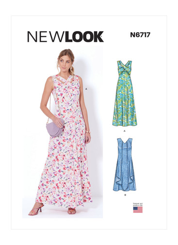 N6717 | Misses' Knit Dresses | New Look