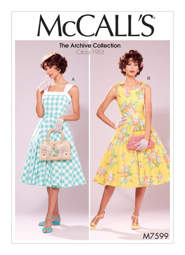 Patron De Robe Vintage McCall's B4 1959 - Taille 40 Pouces, Pièces Non Découpées, Neuf