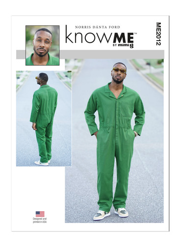 ME2012 | Men's Jumpsuit by Norris Dánta Ford | Know Me Patterns