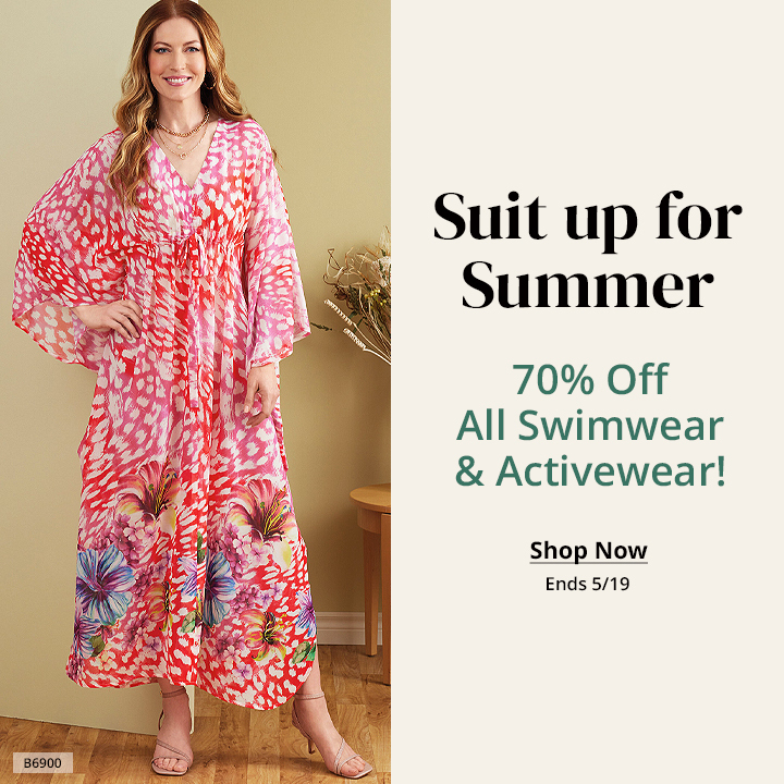 70% Off All Swimwear & Activewear! Shop Now