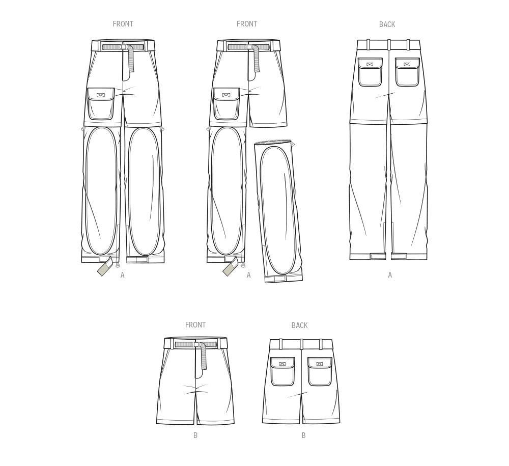 ME2041 | Men's Convertible Pants and Shorts | Know Me