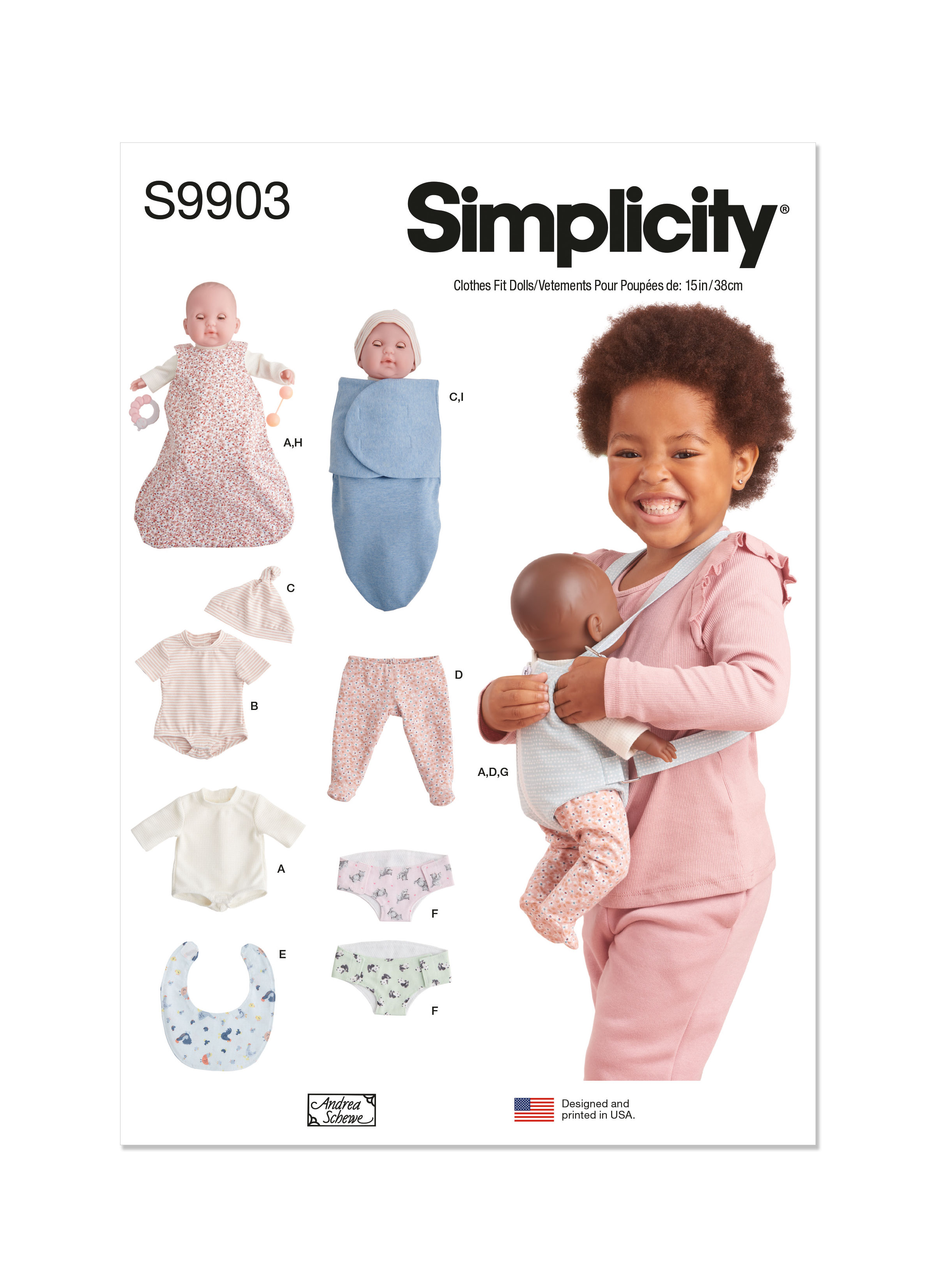 ABCドール3 ABCドール3 ABC Triplets Doll Set With Cradle Blonde Dolls