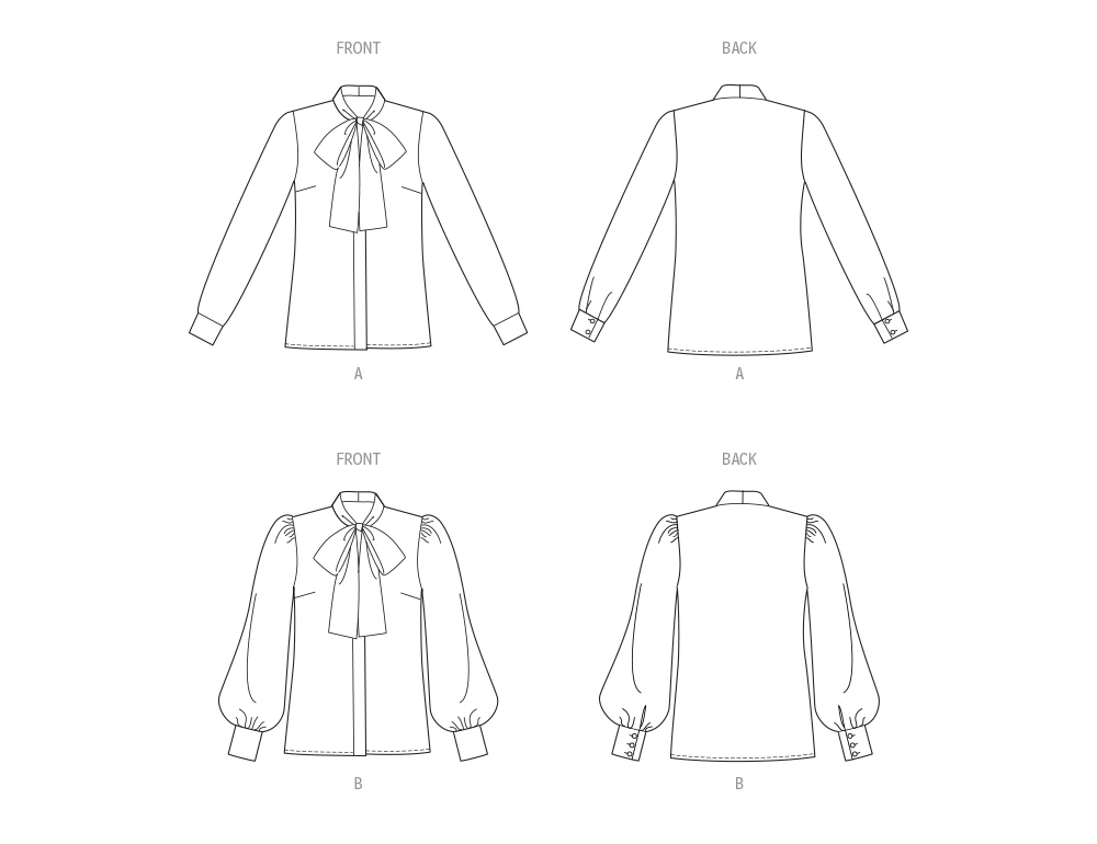 V1973 (PDF) | Misses' Blouse | Vogue Patterns