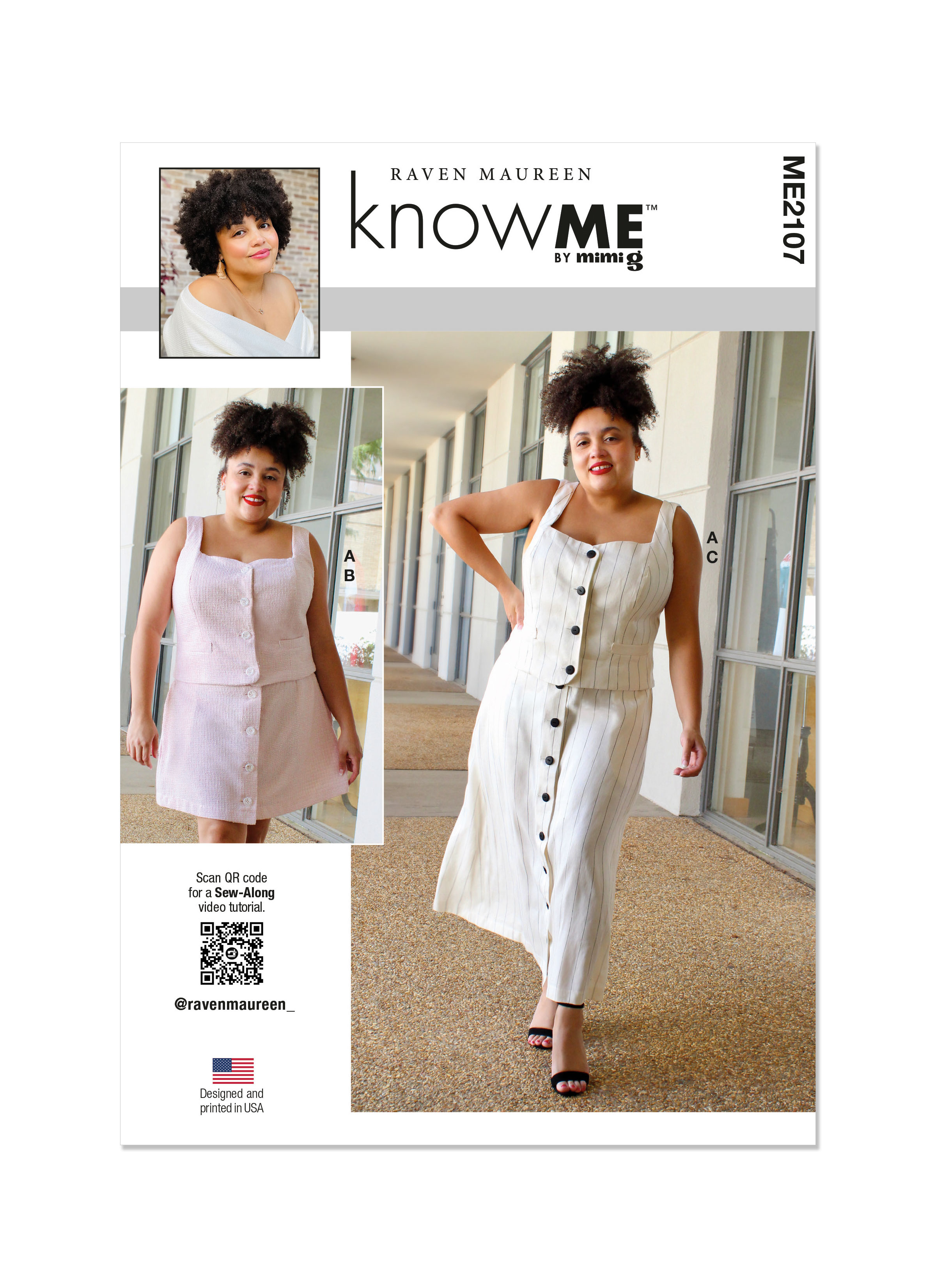Miei T　0107 ♡ ME2107 | Know Me Sewing Pattern Misses' and Miss Petite Top