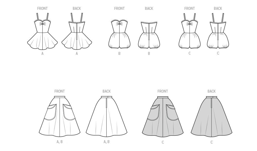 S3151 | Simplicity Sewing Pattern 1950's Misses' One Piece Bathing Suit ...