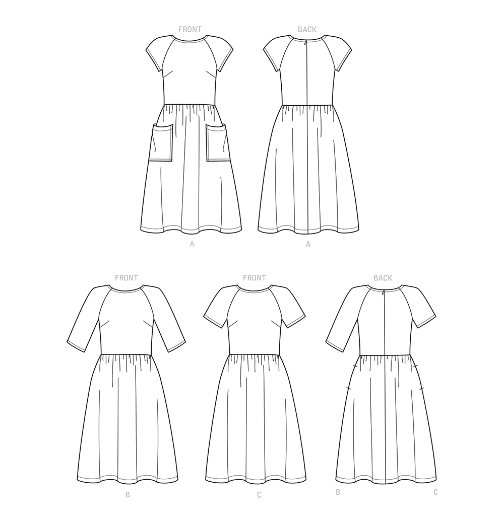 S9136 | Simplicity Sewing Pattern Misses' Dress | Simplicity