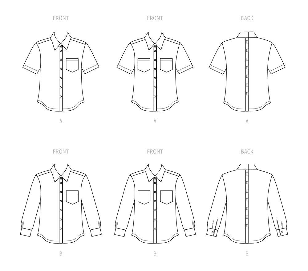 S9487 | Simplicity Sewing Pattern Unisex Adaptive Shirt | Simplicity