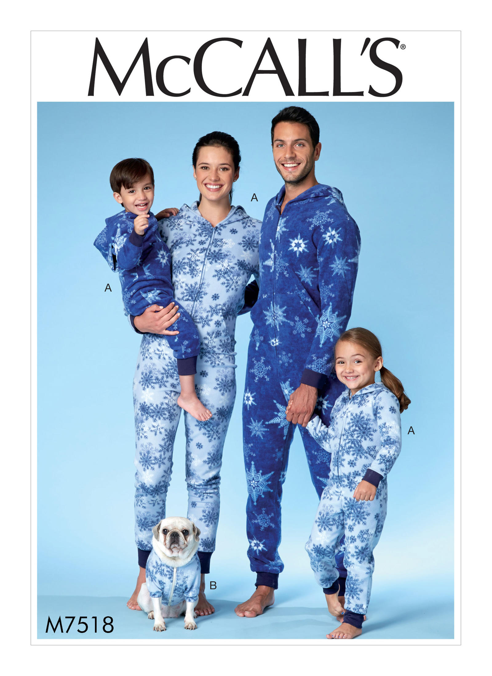 M7518 | Men's/Misses'/Boys'/Girls'/Children's Hooded
