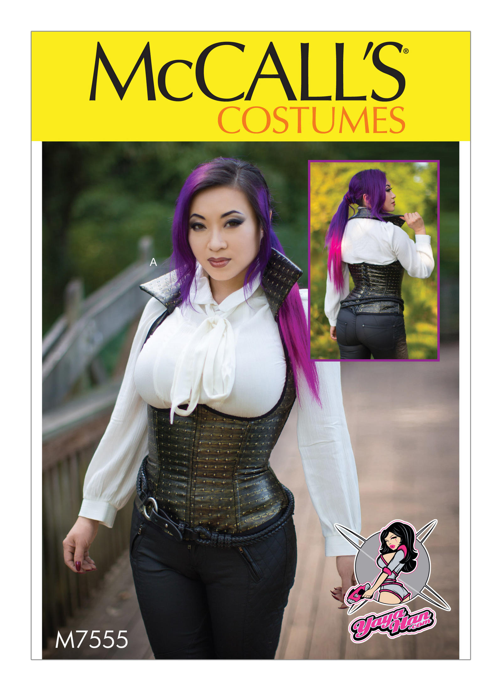 AMOMENTO STRIPE CORSET VESTアモーメント ベスト ジレ org.jpg