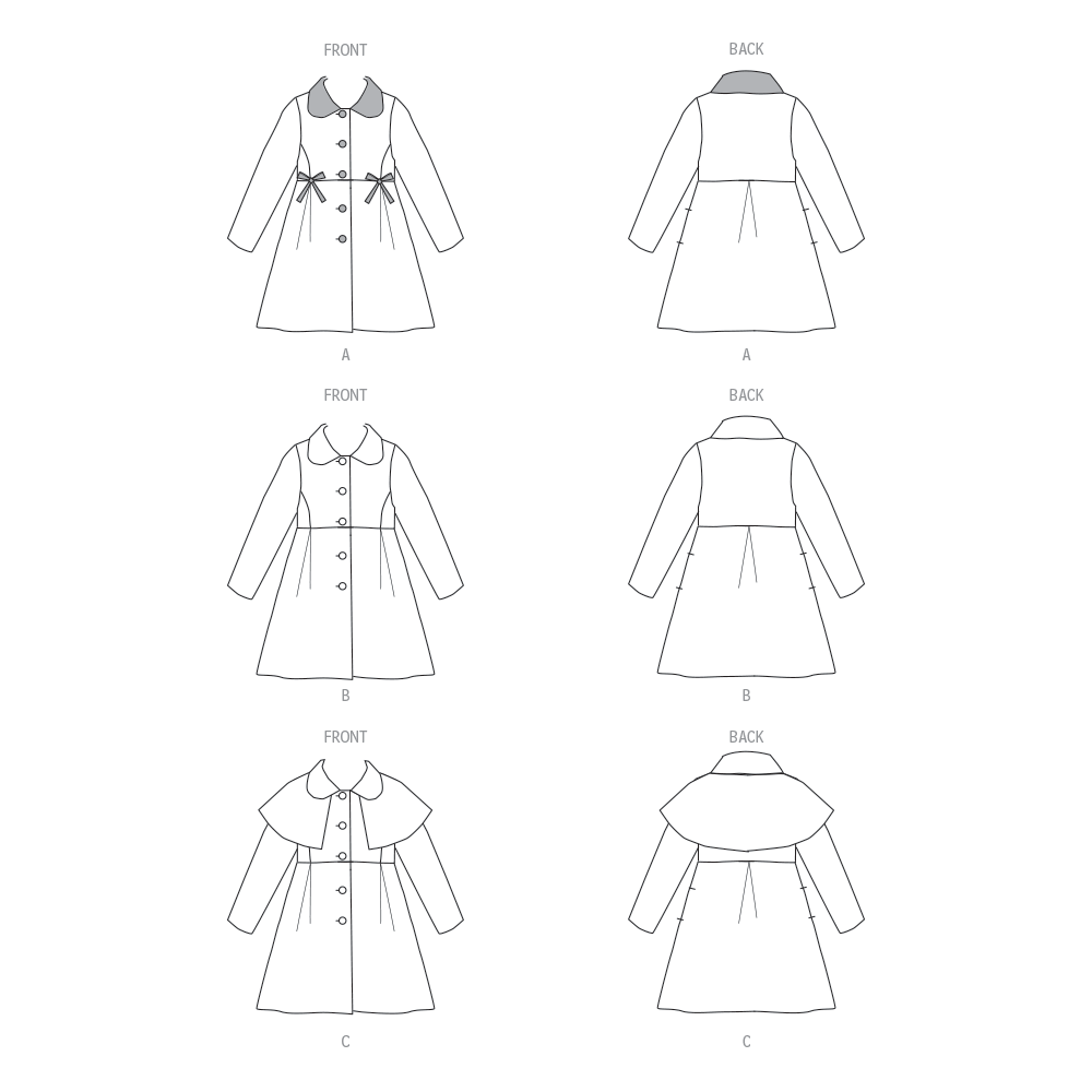 B6921 | Children's Coat | Butterick Patterns