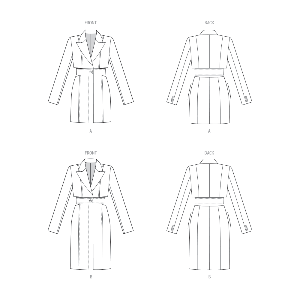 V1936 | Misses' Blazer Dress | Vogue Patterns