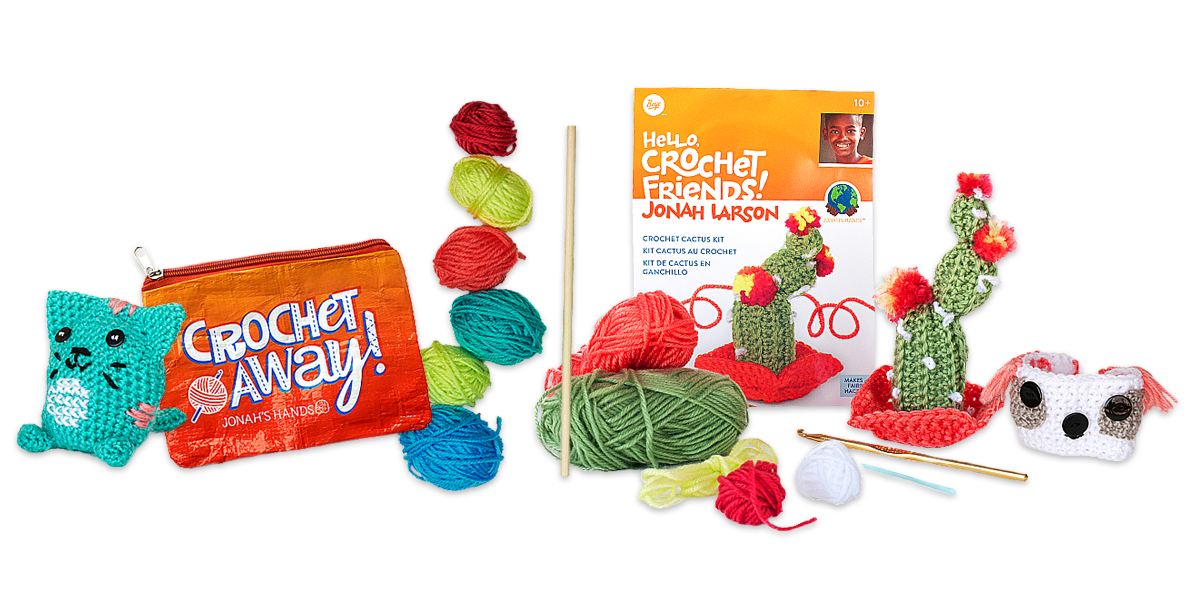 Jonah's Hands - Crochet kits for kids and beginners are