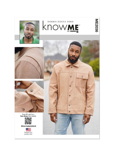 ME2036 (PDF) | Men's Jacket | Know Me Patterns