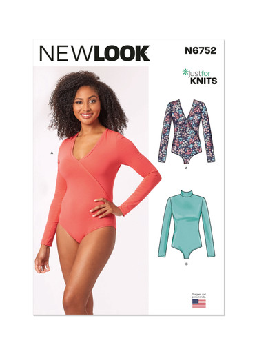 N6752 | Misses' Knit Bodysuits | New Look