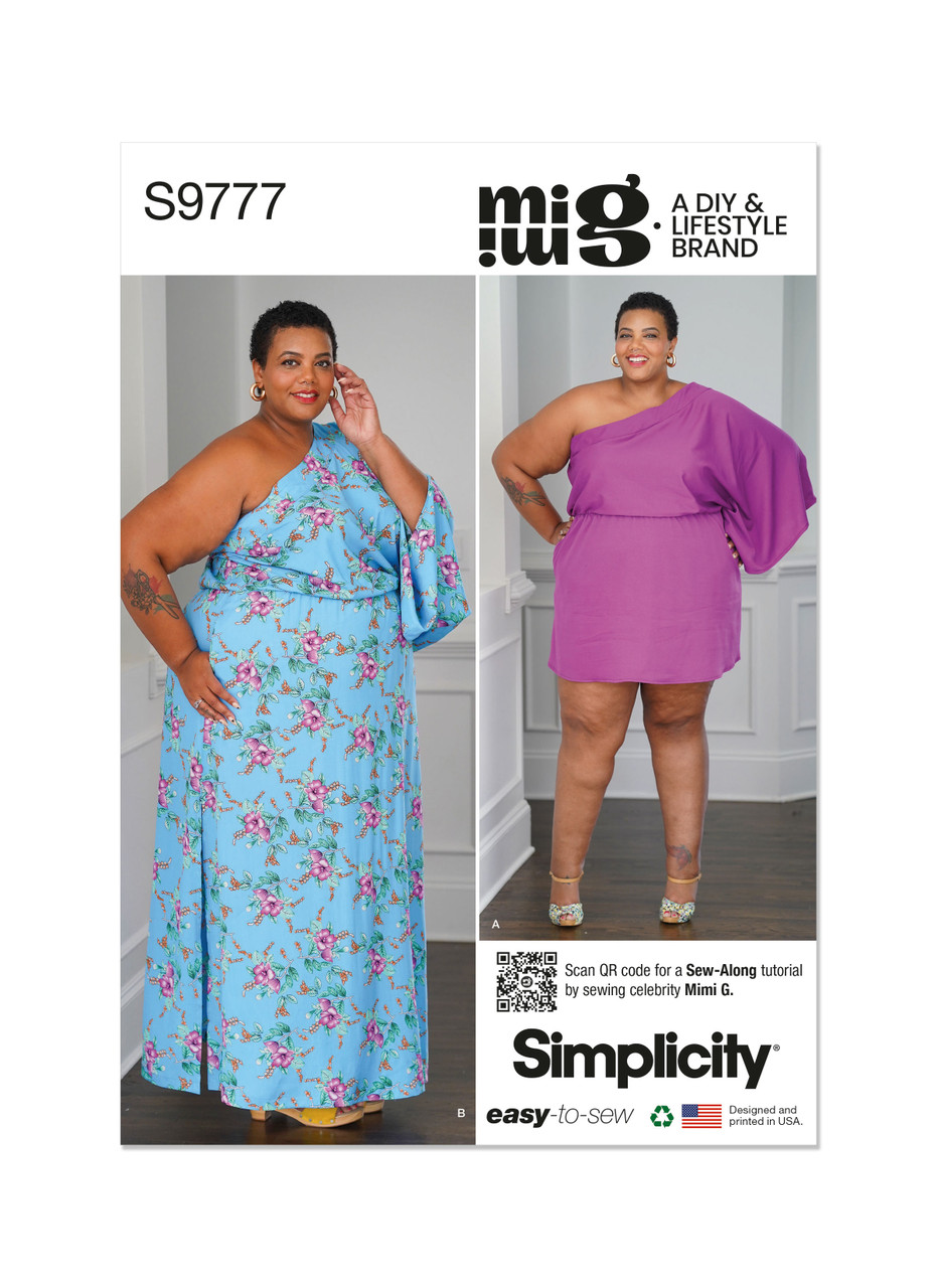 Simplicity S9777 | Women's Caftan In Two Lengths by Mimi G Style | Front of Envelope