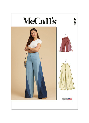 M8408 | Misses' Shorts and Pants | McCall's
