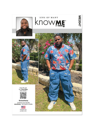 ME2047 (PDF) | Men's Shirt and Jogger Pants | Know Me
