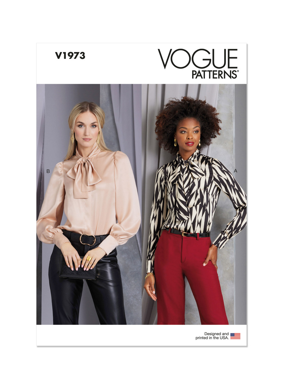 Vogue Patterns V1973 | Misses' Blouse | Front of Envelope