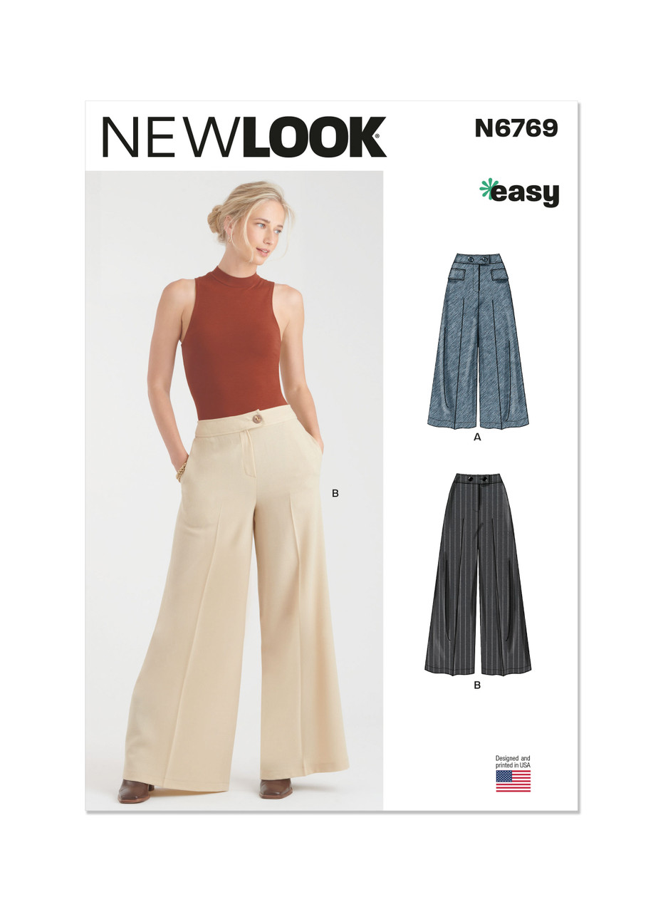 New Look N6769 | Misses' and Misses' Petite Pants | Front of Envelope