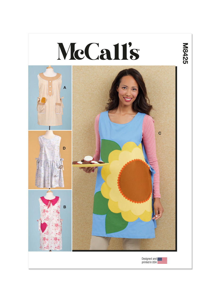 McCall's M8425 | Misses' Aprons | Front of Envelope