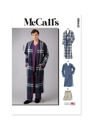 M8443 | Men's Sleepwear | McCall's