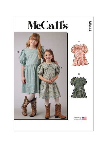 M8444 | Children's and Girls' Dresses | McCall's