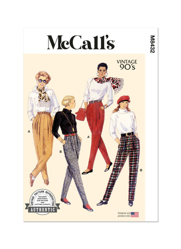 McCall's Patterns M5239 Misses' Pants, Size BB (8-10-12-14)