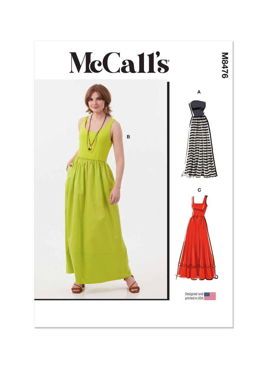 Womens Dress Sewing patterns McCalls simplicity butterick Vogue Burda  Newlook See & Sew – Prices $US, includes shipping US, *Canada