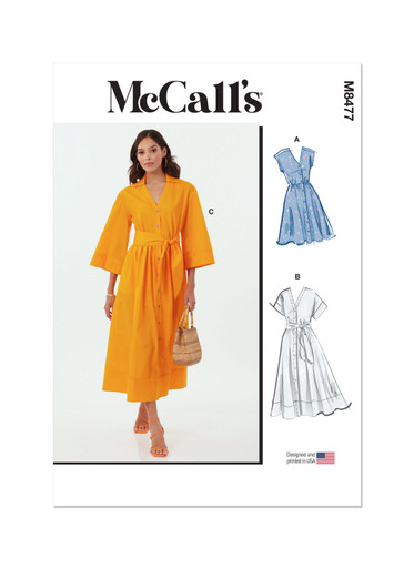 M8477 | Misses' Shirtdresses | McCall's