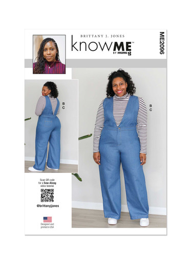 ME2096 (PDF) | Misses' Tops and Jumpsuit by Brittany J. Jones