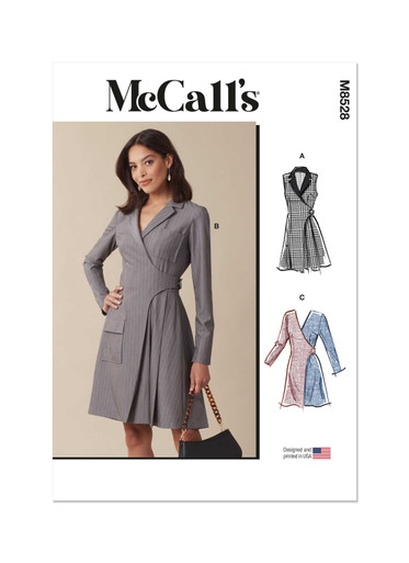 M8528 (PDF) | Misses' Blazer Dresses | McCall's