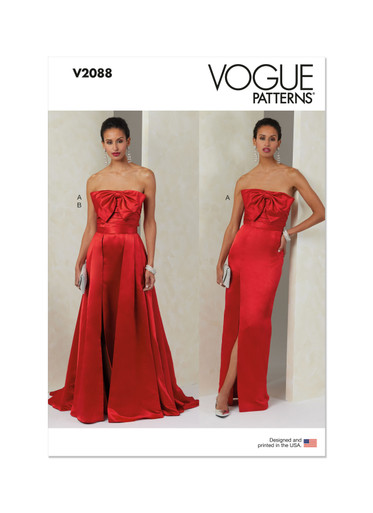 VOGUE Designer V1174 海外ドレス型紙 V2088_Front__53407.1739391521.