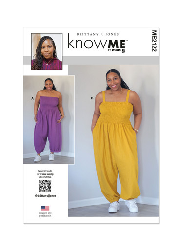ME2122 | Misses' Jumpsuit in Two Lengths by Brittany J. Jones